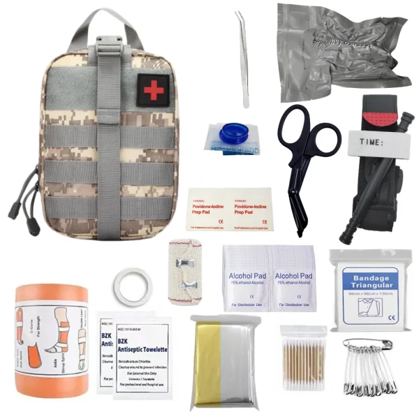 Tactical First Aid Kit Trauma IFAK - Image 14