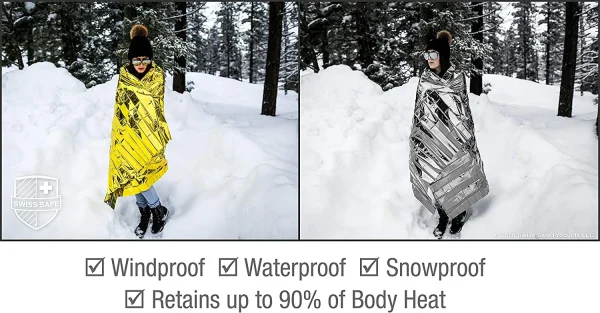 Emergency Survival Blanket 5-30 Pack – Thermal Reflective Rescue Gear - Image 24