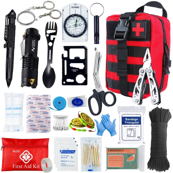 Professional 24-in-1 Survival Kit Compatible Emergency Set - Image 13