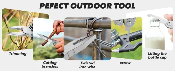 Sanke Rescue Tactical Multi-Tool - Stainless Steel Survival Kit - Image 11