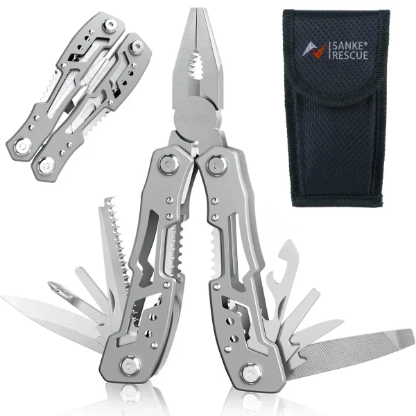 Sanke Rescue Tactical Multi-Tool - Stainless Steel Survival Kit - Image 8