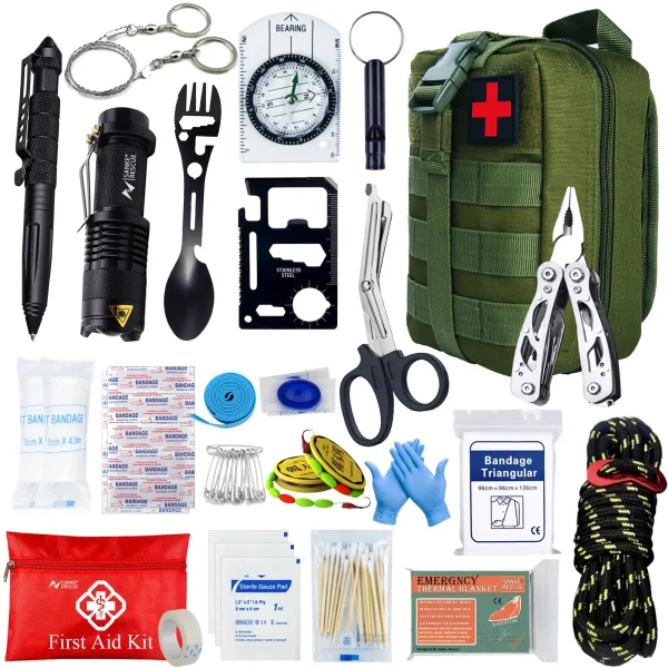 Professional 24-in-1 Survival Kit Compatible Emergency Set - Image 23