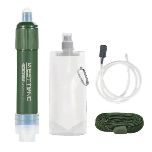 4000L Survival Water Filter - 0.1 Micron Portable Purifier Straw - Image 8