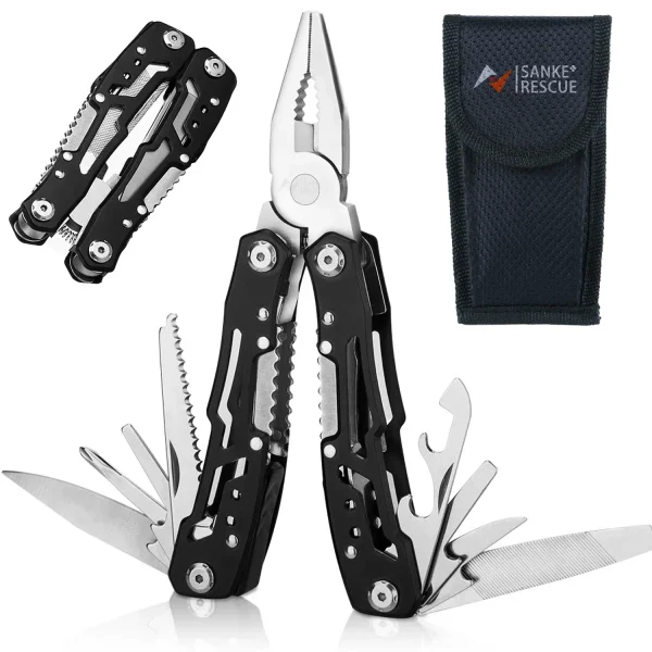 Sanke Rescue Tactical Multi-Tool - Stainless Steel Survival Kit - Image 7
