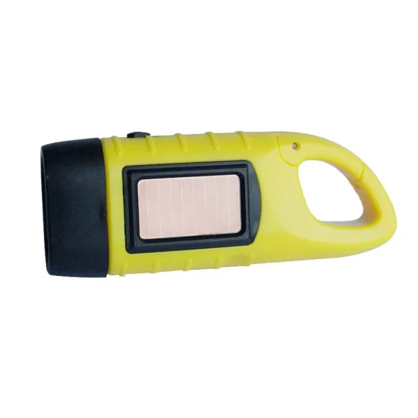 LED 450LM Solar Flashlight - Hand Crank Emergency Light - Image 7