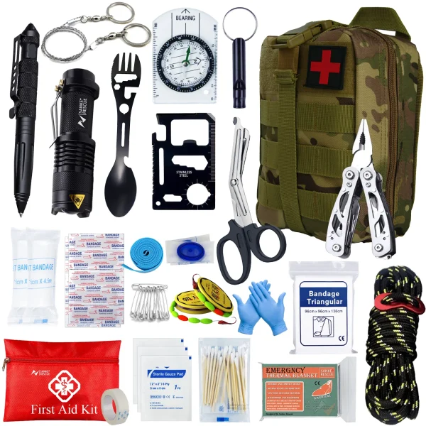 Professional 24-in-1 Survival Kit Compatible Emergency Set - Image 9
