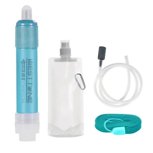 4000L Survival Water Filter - 0.1 Micron Portable Purifier Straw - Image 7