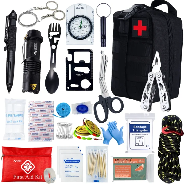 Professional 24-in-1 Survival Kit Compatible Emergency Set - Image 11