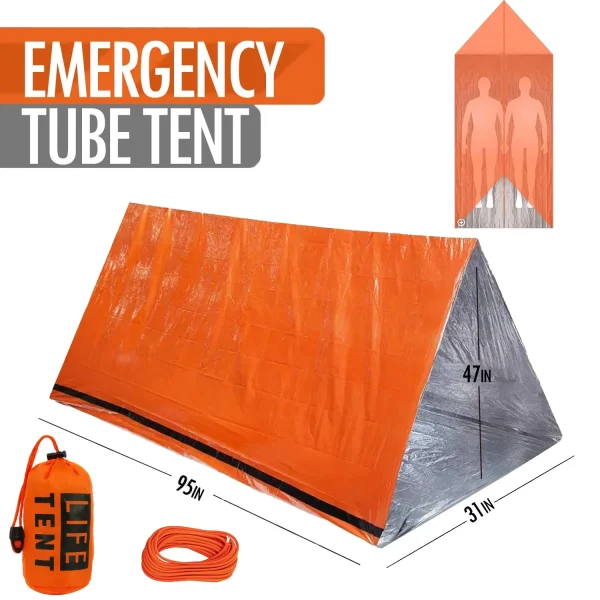 Emergency Survival Tent 2 Person - Waterproof Mylar Shelter - Image 6