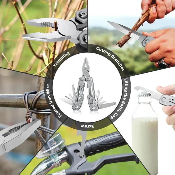 Sanke Rescue Tactical Multi-Tool - Stainless Steel Survival Kit - Image 5